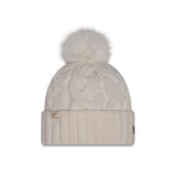 All Blacks Winter Cable Pom Ivory Beanie - F