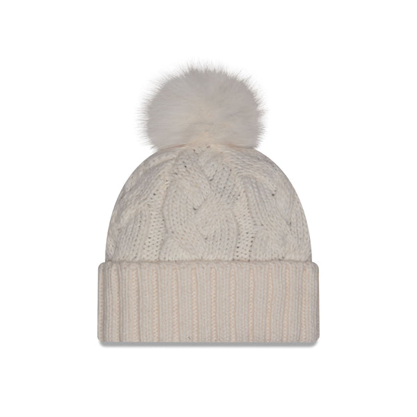 All Blacks Winter Cable Pom Ivory Beanie - R