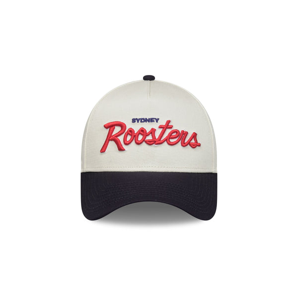 Sydney Roosters Chrome Script Heritage 9FORTY A-Frame Snapback - F