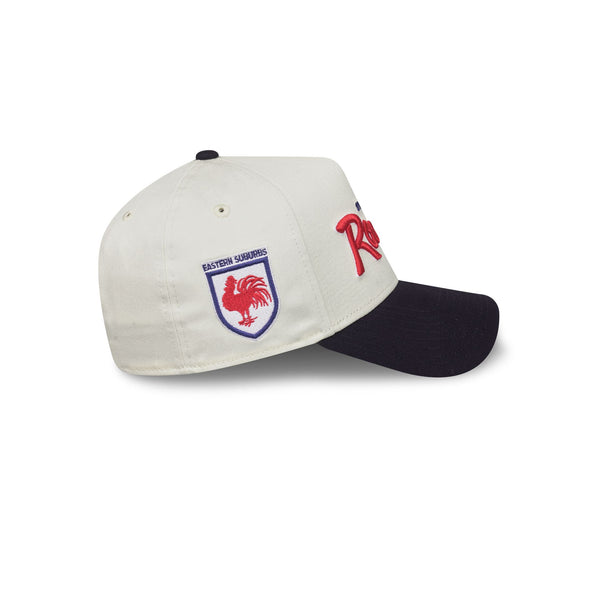 Sydney Roosters Chrome Script Heritage 9FORTY A-Frame Snapback - RSIDE