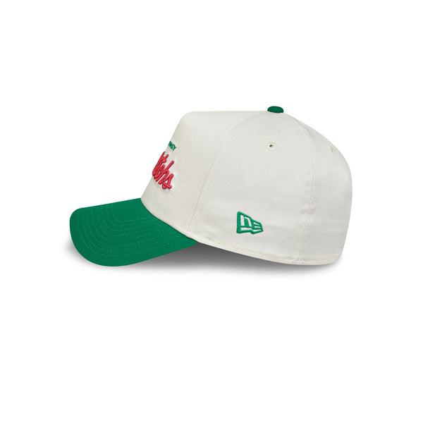 South Sydney Rabbitohs Chrome Script Heritage 9FORTY A-Frame Snapback - LSIDE