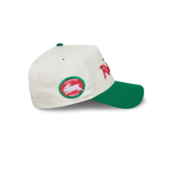 South Sydney Rabbitohs Chrome Script Heritage 9FORTY A-Frame Snapback - RSIDE