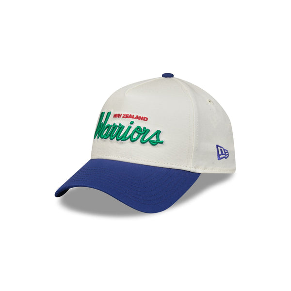 New Zealand Warriors Chrome Script Heritage 9FORTY A-Frame Snapback - 3QL