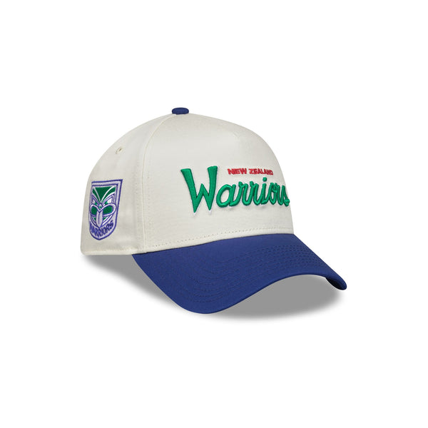 New Zealand Warriors Chrome Script Heritage 9FORTY A-Frame Snapback - 3QR
