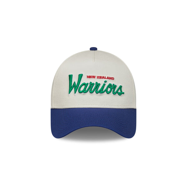 New Zealand Warriors Chrome Script Heritage 9FORTY A-Frame Snapback - F