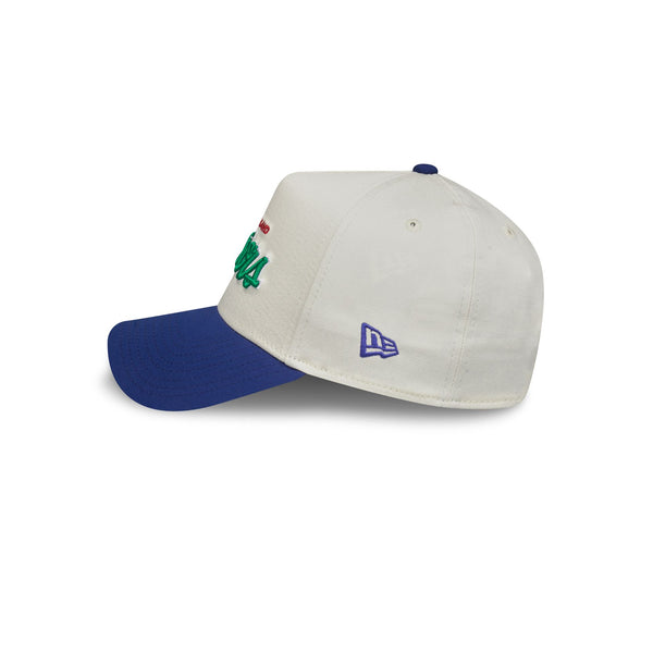 New Zealand Warriors Chrome Script Heritage 9FORTY A-Frame Snapback - LSIDE
