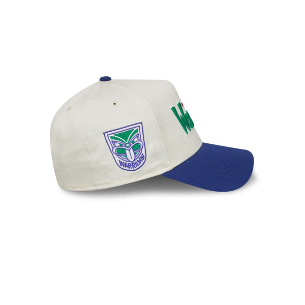 New Zealand Warriors Chrome Script Heritage 9FORTY A-Frame Snapback - RSIDE
