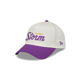 Melbourne Storm Chrome Script Heritage 9FORTY A-Frame Snapback - 3QL