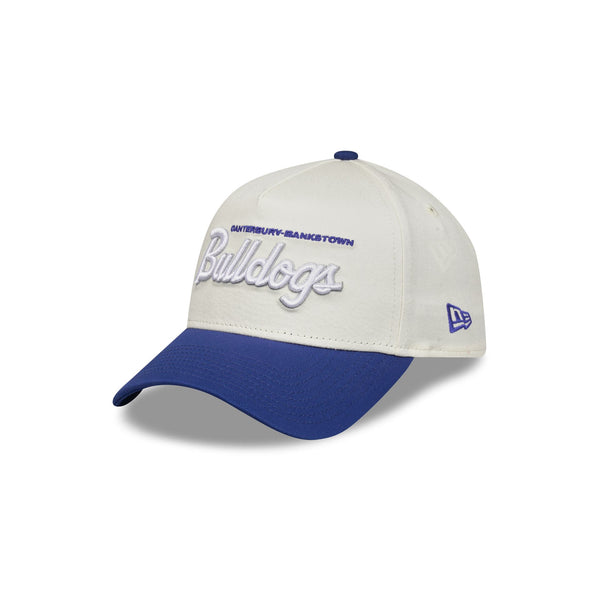 Canterbury Bankstown Bulldogs Chrome Script Heritage 9FORTY A-Frame Snapback - 3QL
