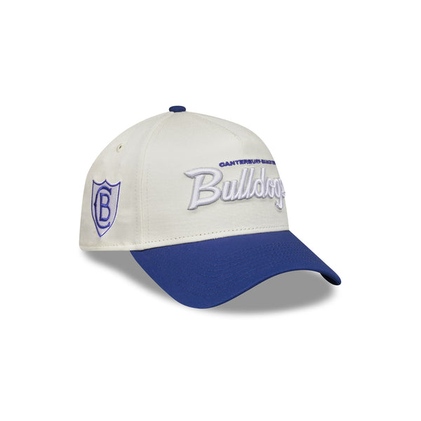 Canterbury Bankstown Bulldogs Chrome Script Heritage 9FORTY A-Frame Snapback - 3QR
