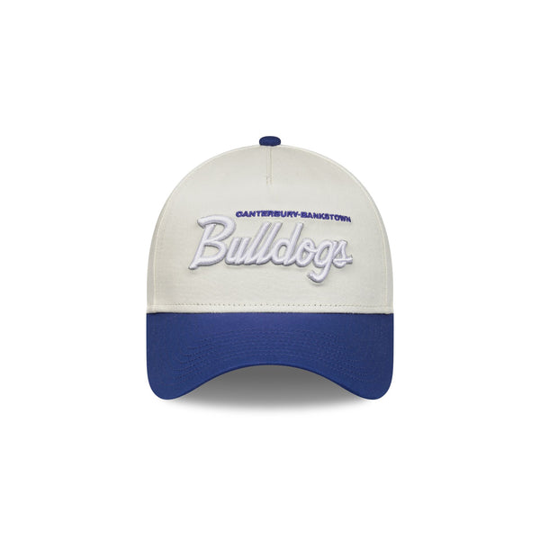 Canterbury Bankstown Bulldogs Chrome Script Heritage 9FORTY A-Frame Snapback - F