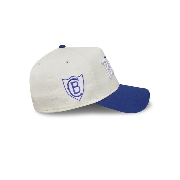 Canterbury Bankstown Bulldogs Chrome Script Heritage 9FORTY A-Frame Snapback - RSIDE