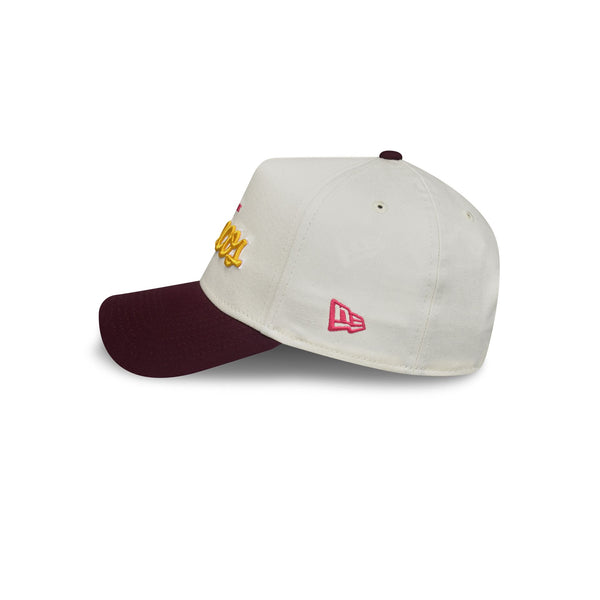 Brisbane Broncos Chrome Script Heritage 9FORTY A-Frame Snapback - LSIDE