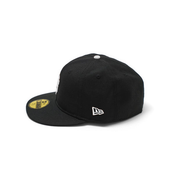 Los Angeles Dodgers Reserve Soft Buckram Black 59FIFTY Fitted - LSIDE