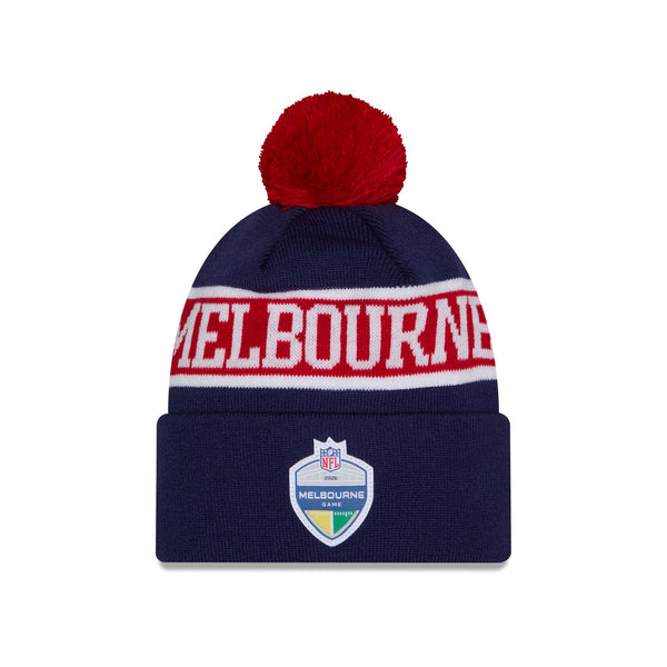 NFL Melbourne Game Dark Red Scarlet Beanie - R