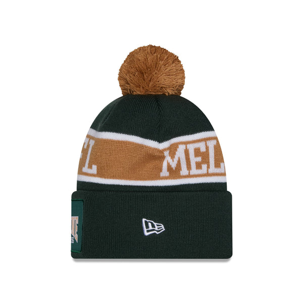 NFL Melbourne Game Dark Grey White Beanie - LSIDE