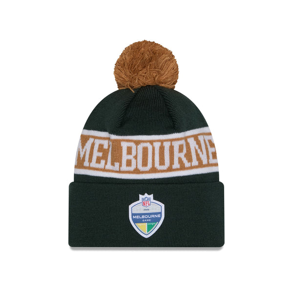 NFL Melbourne Game Dark Grey White Beanie - R