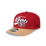 San Francisco 49ers Two-Tone Script 9SEVENTY Stretch Snap - 3QL