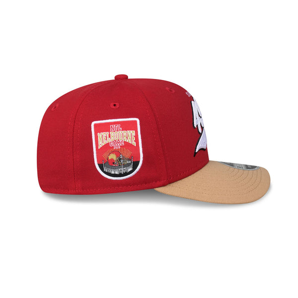 San Francisco 49ers Two-Tone Script 9SEVENTY Stretch Snap - RSIDE