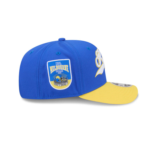 Los Angeles Rams Two-Tone Script 9SEVENTY Stretch Snap - RSIDE