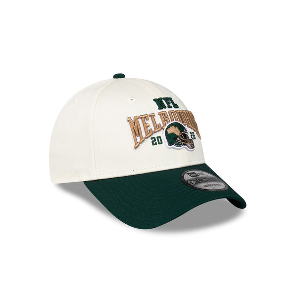 NFL Melbourne Game Chrome Dark Grey 9FORTY Snapback - 3QR