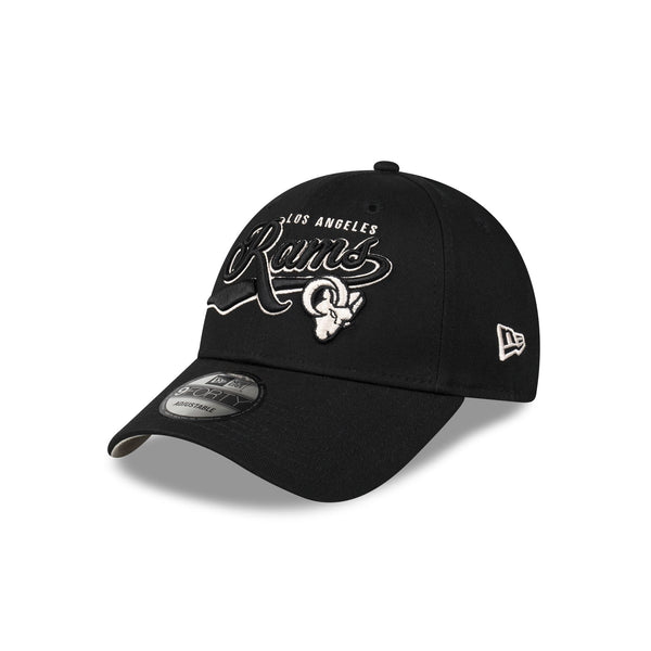 Los Angeles Rams Black Stone 9FORTY Snapback - 3QL