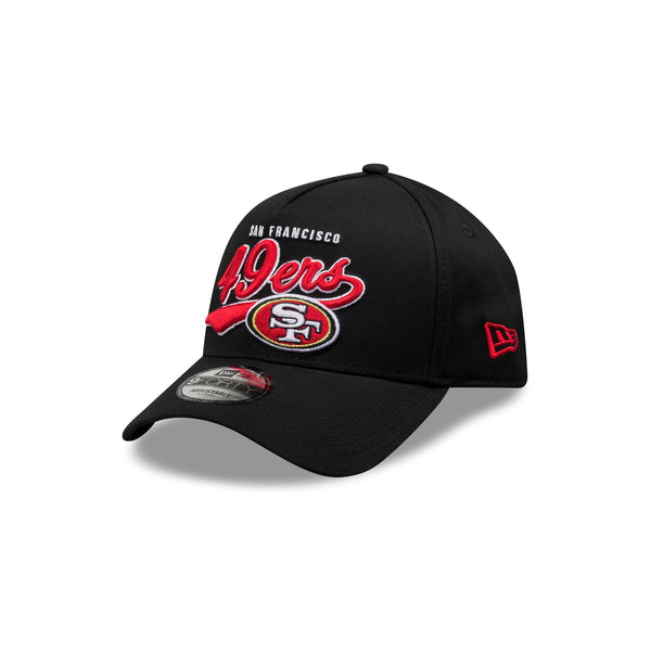 San Francisco 49ers Red Script NFL Melbourne 2026 9FORTY A-Frame Snapback - 3QL