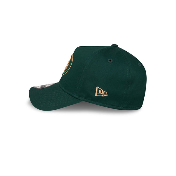 San Francisco 49ers Dark Grey Wheat 9FORTY A-Frame Snapback - LSIDE