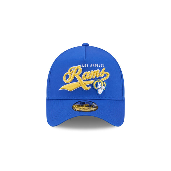 Los Angeles Rams Script 9FORTY A-Frame Snapback - F