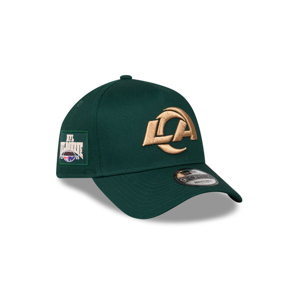 Los Angeles Rams Dark Grey Wheat 9FORTY A-Frame Snapback - 3QR