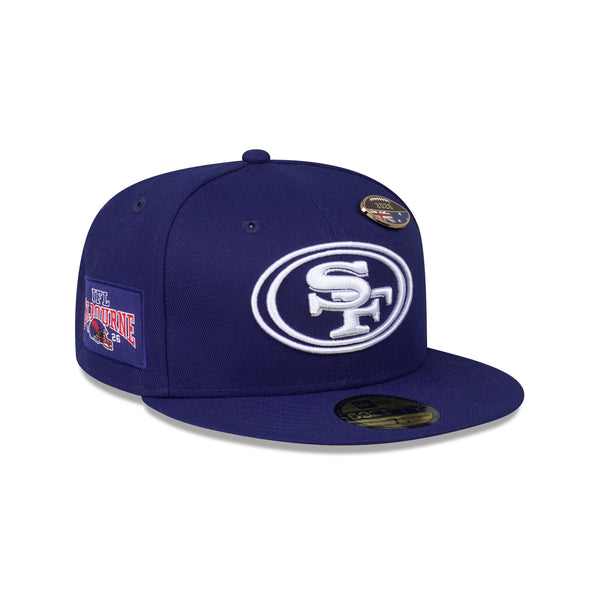 San Francisco 49ers Dark Red White 59FIFTY Fitted - 3QR