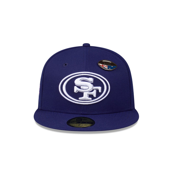 San Francisco 49ers Dark Red White 59FIFTY Fitted - F