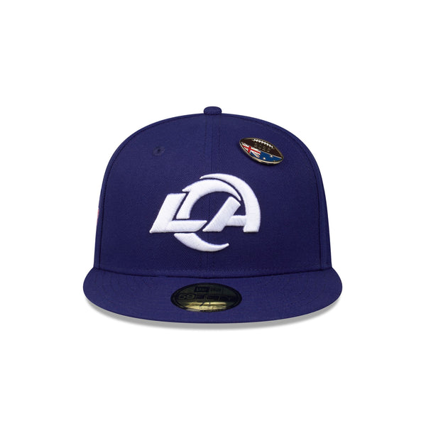 Los Angeles Rams Dark Red White 59FIFTY Fitted - F