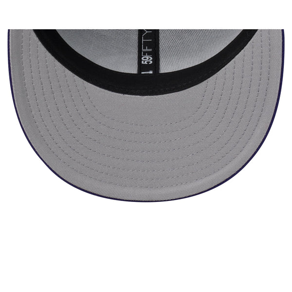 Los Angeles Rams Dark Red White 59FIFTY Fitted - UV