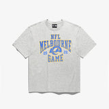 Los Angeles Rams NFL Melbourne 2026 Script T-Shirt Grey Marle