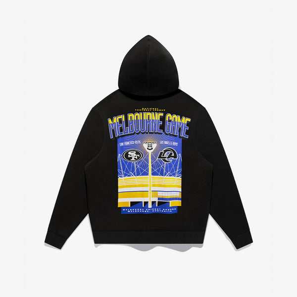 Los Angeles Rams Steel Hoodie Black - 2