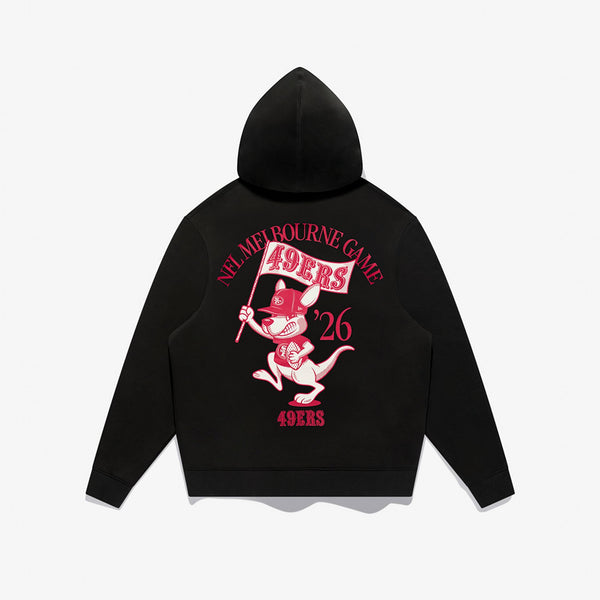 San Francisco 49ers Kngr Flg Hoodie Black - 2