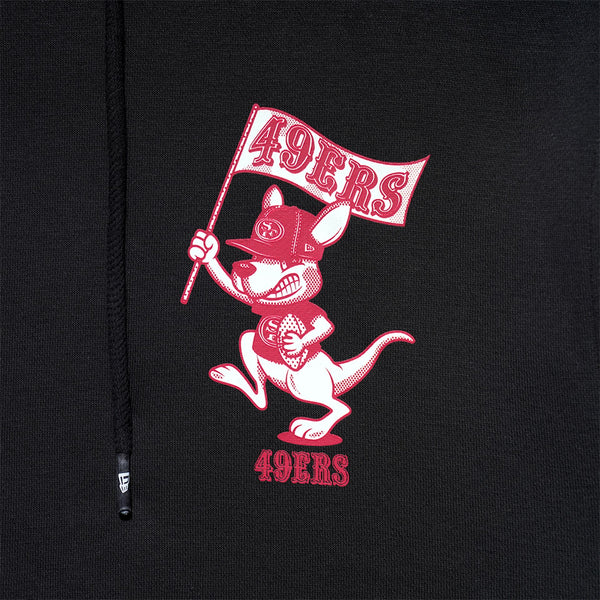 San Francisco 49ers Kngr Flg Hoodie Black - 4