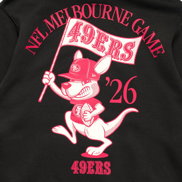 San Francisco 49ers Kngr Flg Hoodie Black - 5