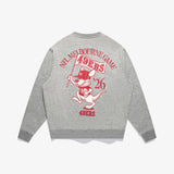 San Francisco 49ers Kngr Flg Crewneck Grey Marle - 2