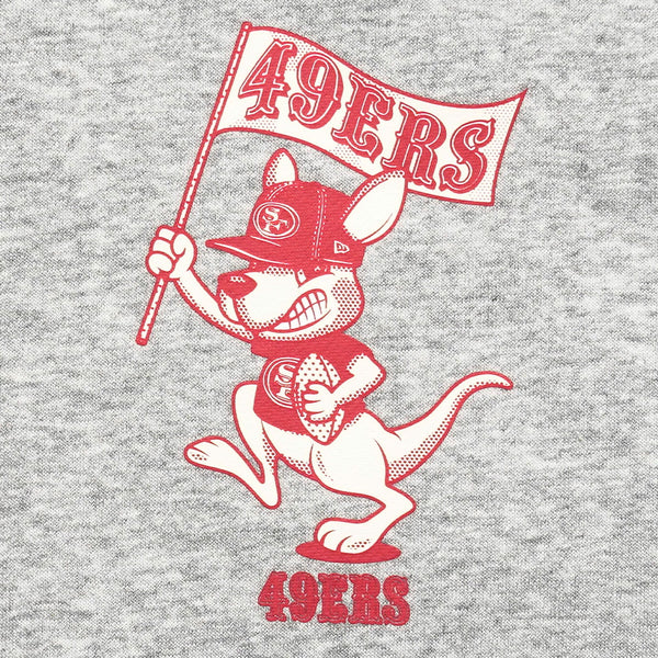 San Francisco 49ers Kngr Flg Crewneck Grey Marle - 5