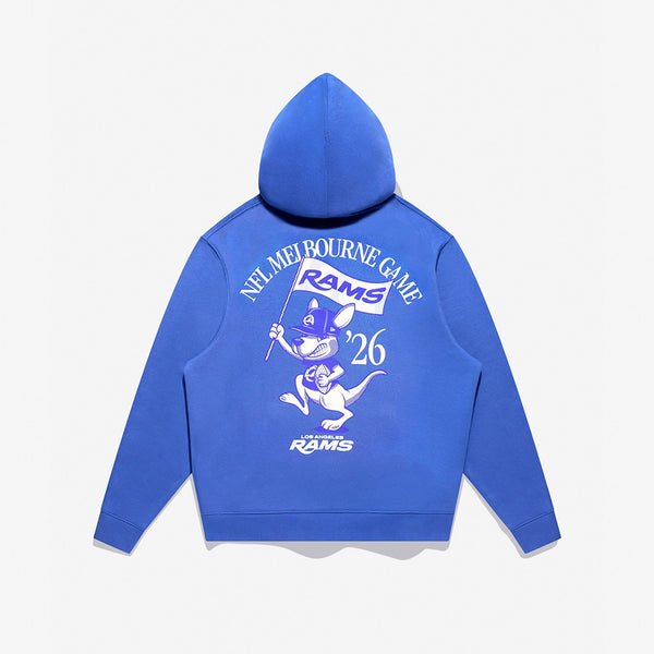 Los Angeles Rams Kngr Flg Hoodie Charcoal - 2