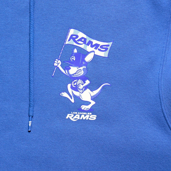 Los Angeles Rams Kngr Flg Hoodie Charcoal - 4