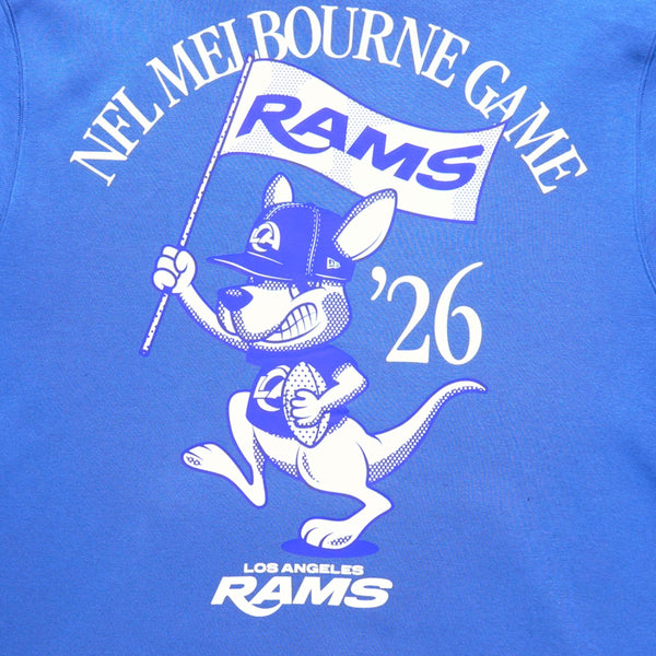 Los Angeles Rams Kngr Flg Hoodie Charcoal - 5