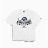 Los Angeles Rams NFL Melbourne 2026 MCG Stadium T-Shirt White