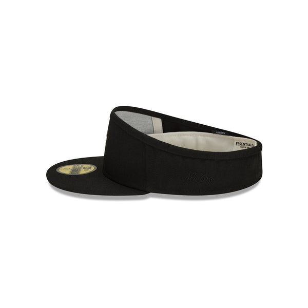 Fear Of God Essentials Black Fitted Visor