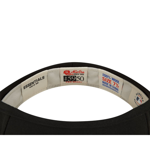 Fear Of God Essentials Black Fitted Visor