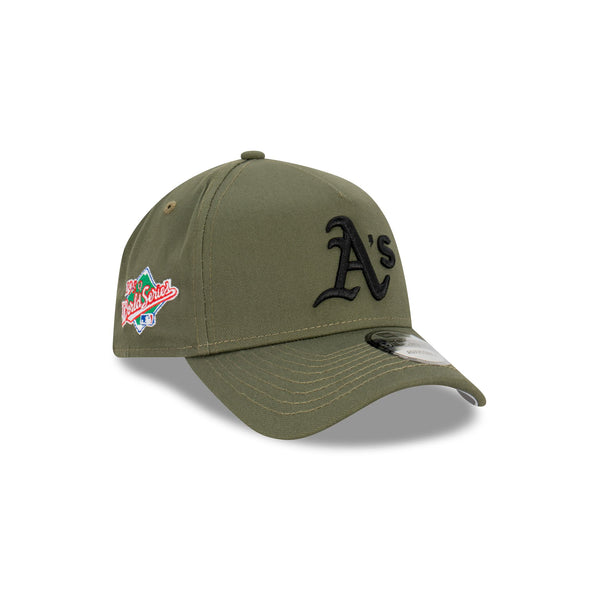 Oakland Athletics Olive World Series 9FORTY A-Frame Snapback New Era