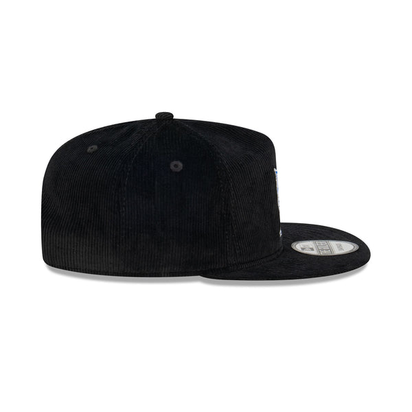 Carlton Blues Black Corduroy The Golfer Snapback