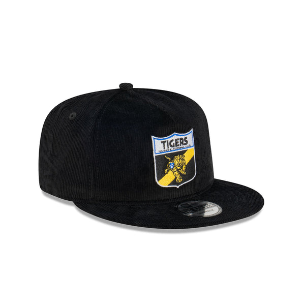 Richmond Tigers Black Corduroy The Golfer Snapback